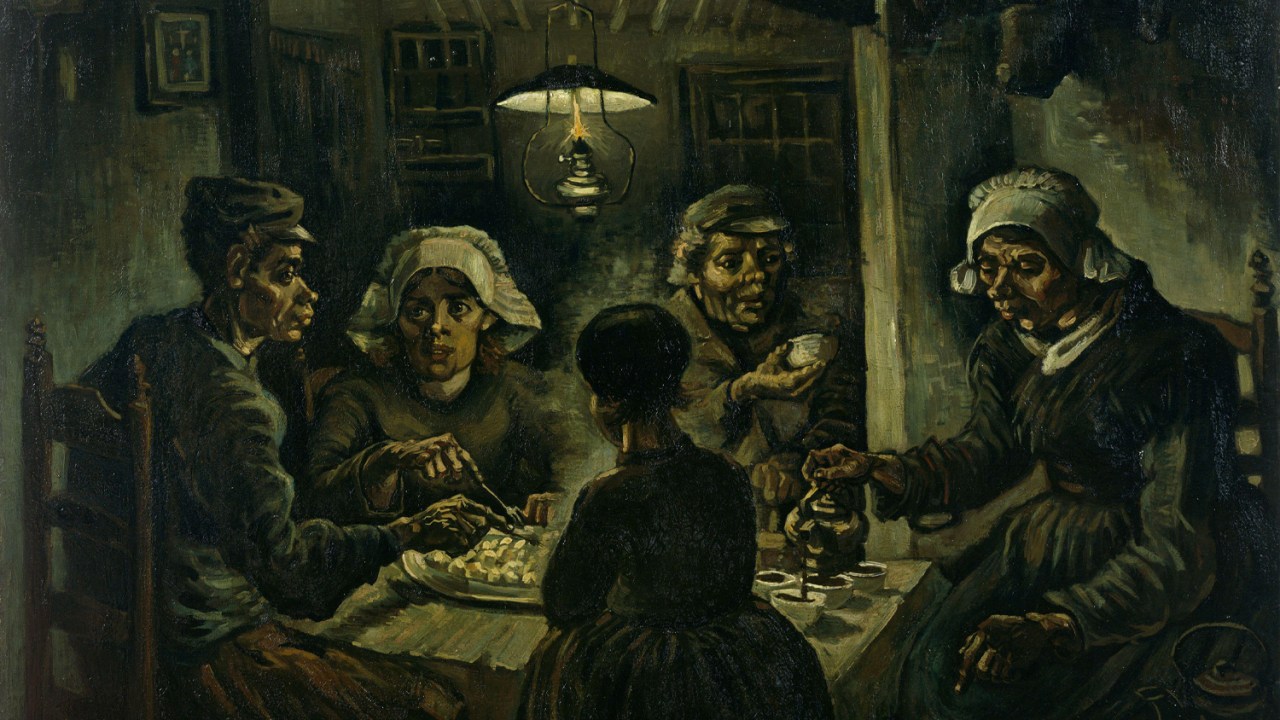 'Os Comedores de Batata' (1885), quadro de Vincent Van Gogh