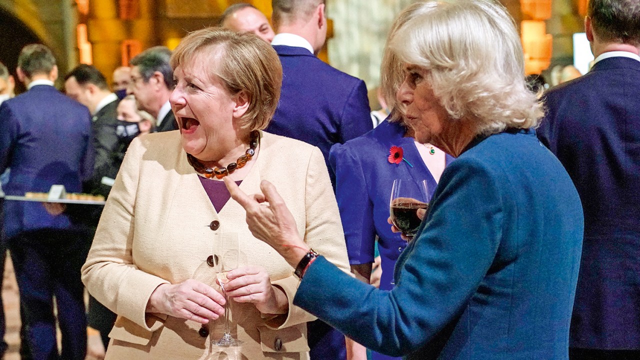 Angela Merkel e Camilla -