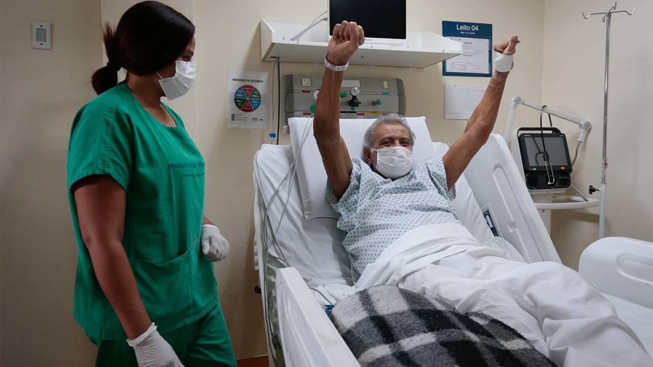 Último paciente com Covid-19 no Hospital Municipal Ronaldo Gazolla recebe alta