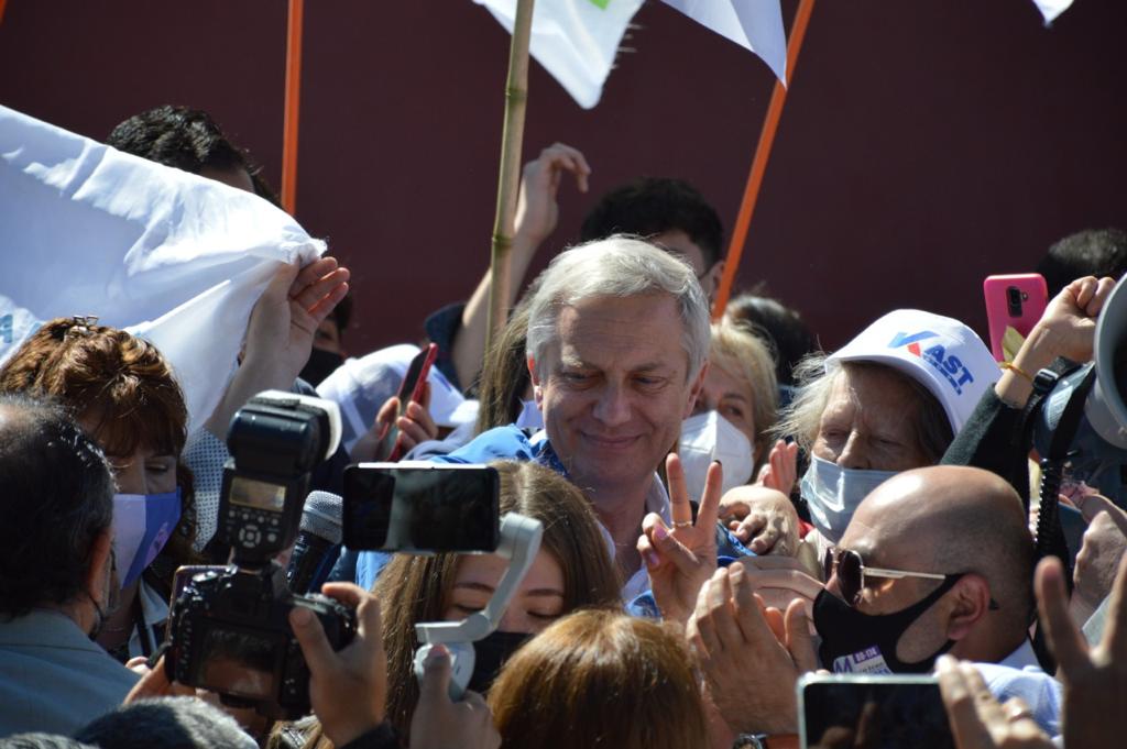 Candidato presidencial chileno José Antonio Kast, durante campanha.