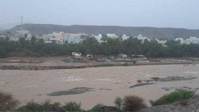 Alagamento causado pelo ciclone Shaheen em Muscat, no Omã - 03/10/2021