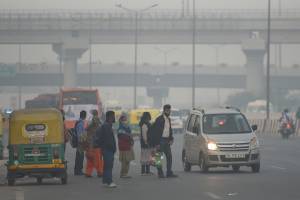 Thick Smog Engulf Delhi NCR