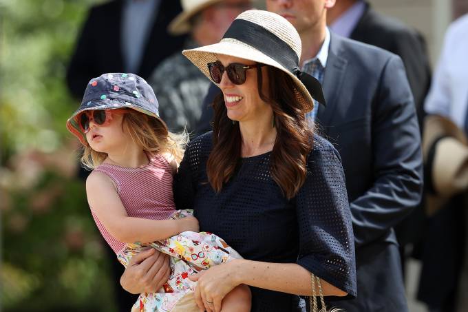 Prime Minister Jacinda Ardern Attends Beat The Retreat