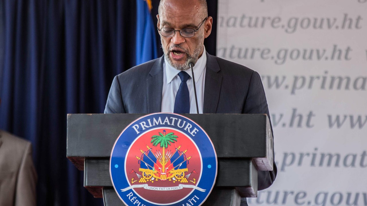 O novo premiê do Haiti, Ariel Henry, anuncia gabinete de governo