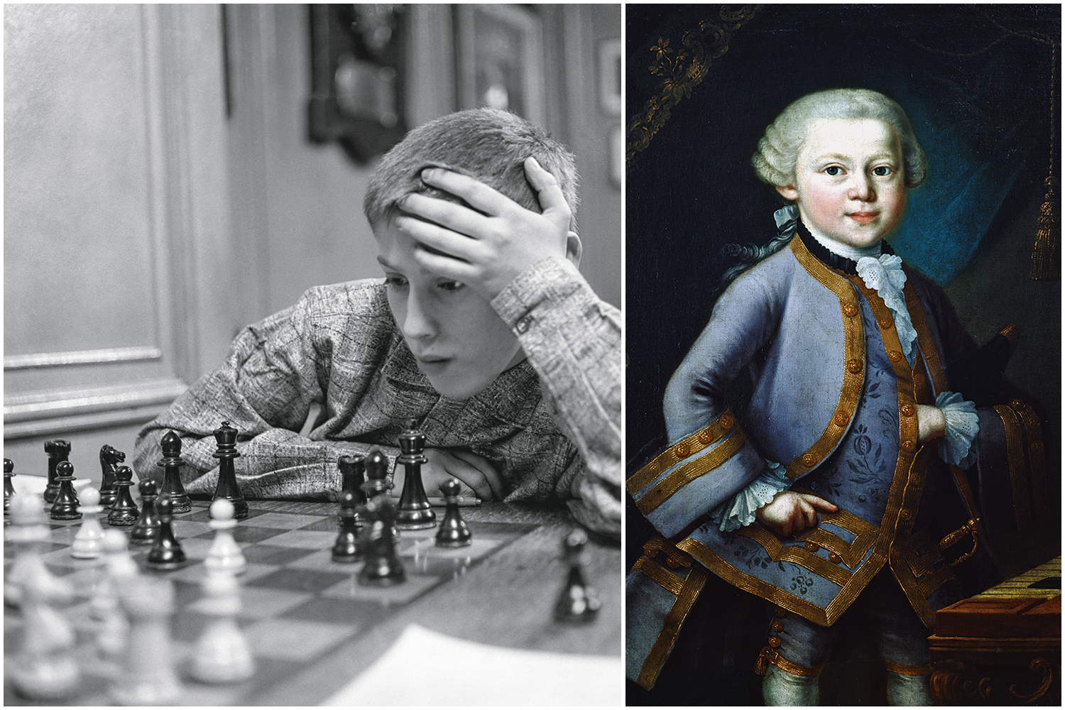Mae de Bobby Fischer era o génio da família.