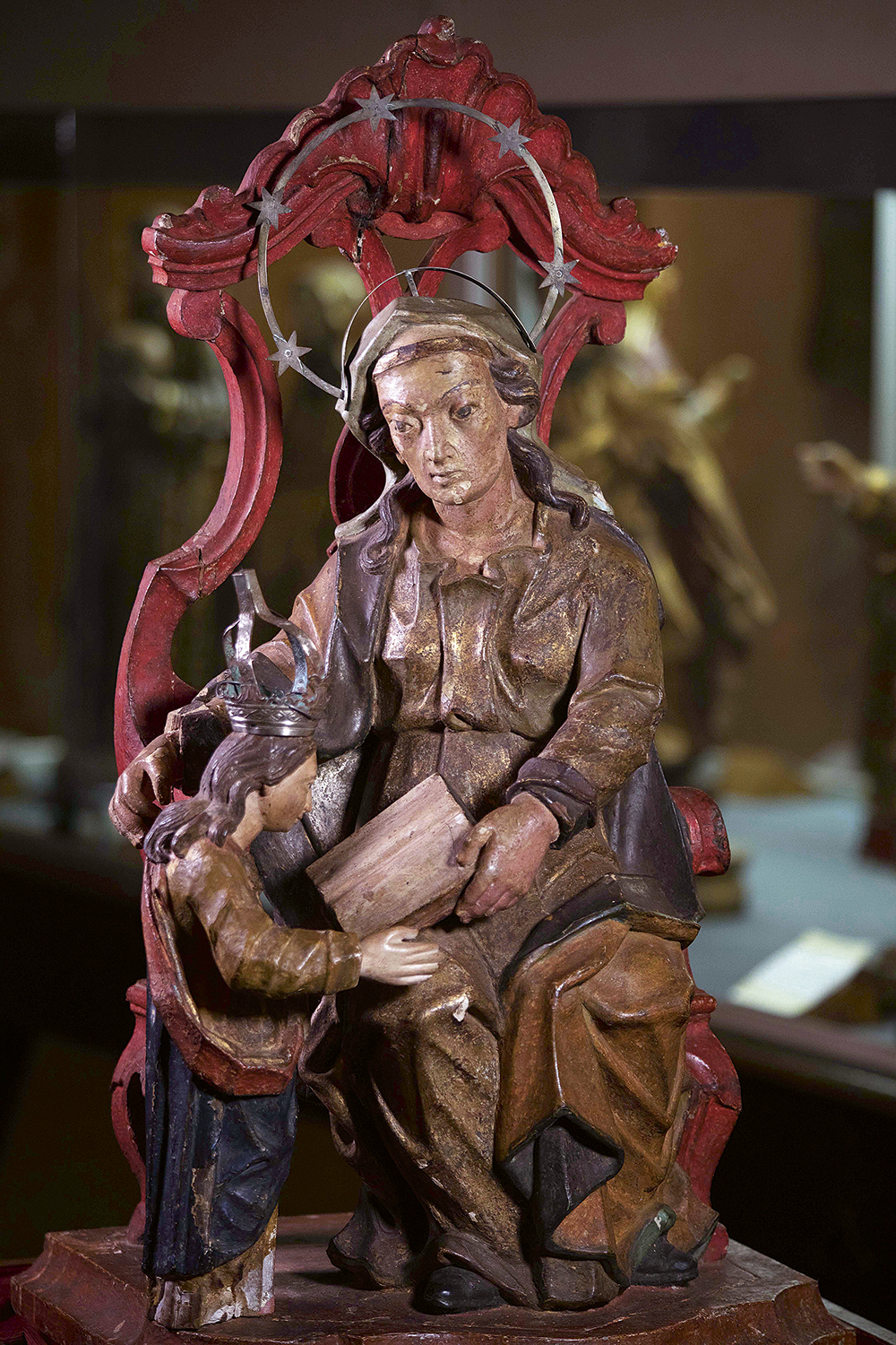 RENOVADA - Sant’Ana Mestra: escultura da Capela de Santana, em Ouro Preto, estava tomada por cupins -