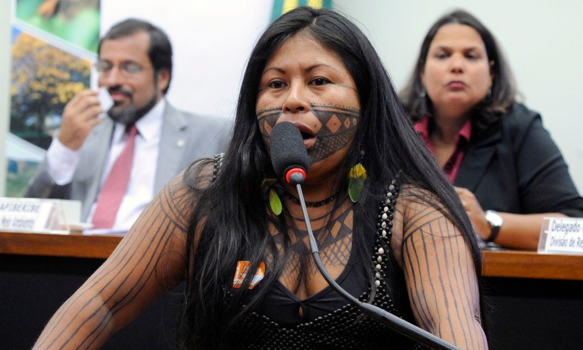 A ativista indígena Alessandra Munduruku