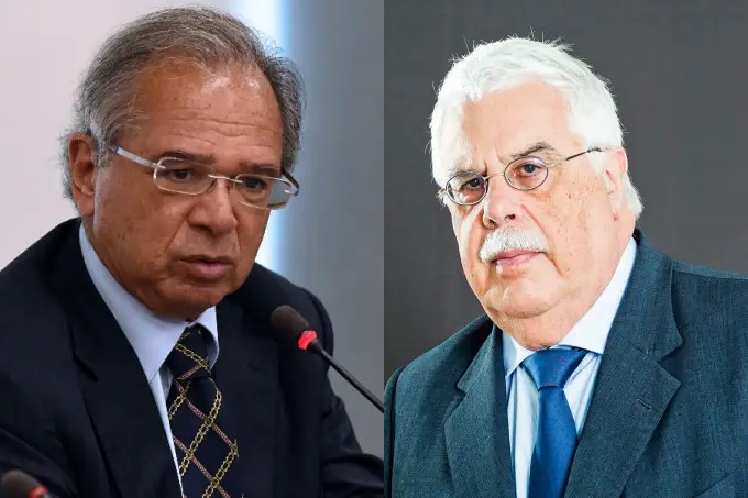 O ministro da Economia, Paulo Guedes, e o ex-presidente do Banco Central Affonso Celso Pastore