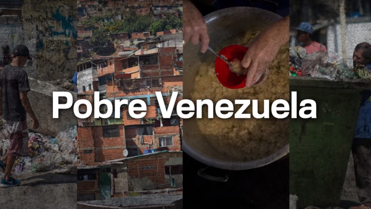 Vídeo mostra como os venezuelanos estão lidando com a escassez e lança luz sobre alguns de seus efeitos mais cruéis - a começar pela fome