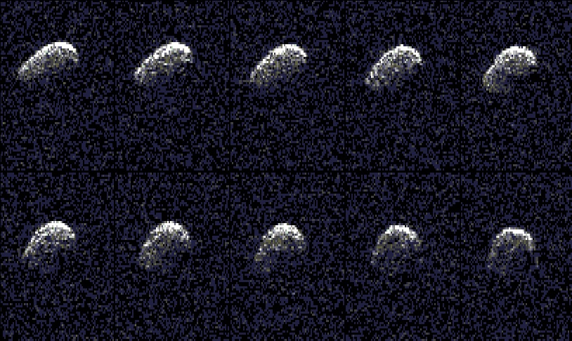 O asteroide 4660 Nereu, visto pelo telescópio Arecibo em 2022 -