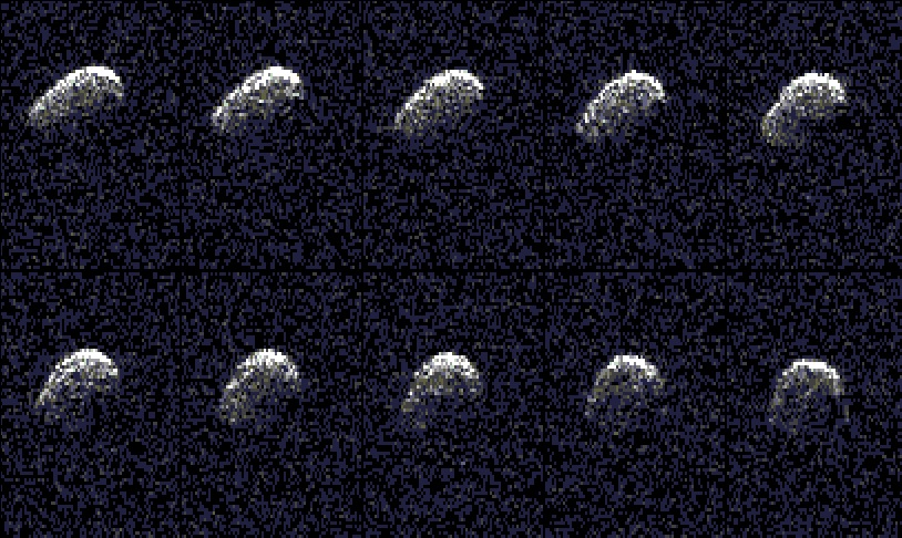 O asteroide 4660 Nereu, visto pelo telescópio Arecibo em 2022 -