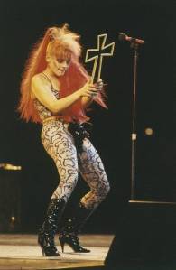 Nina Hagen, em apresentação no Rock in Rio, em 1985