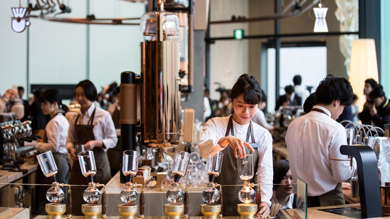 PADRÃO GLOBAL - Cafeteria no Japão: destino dos melhores cafés produzidos no Brasil -