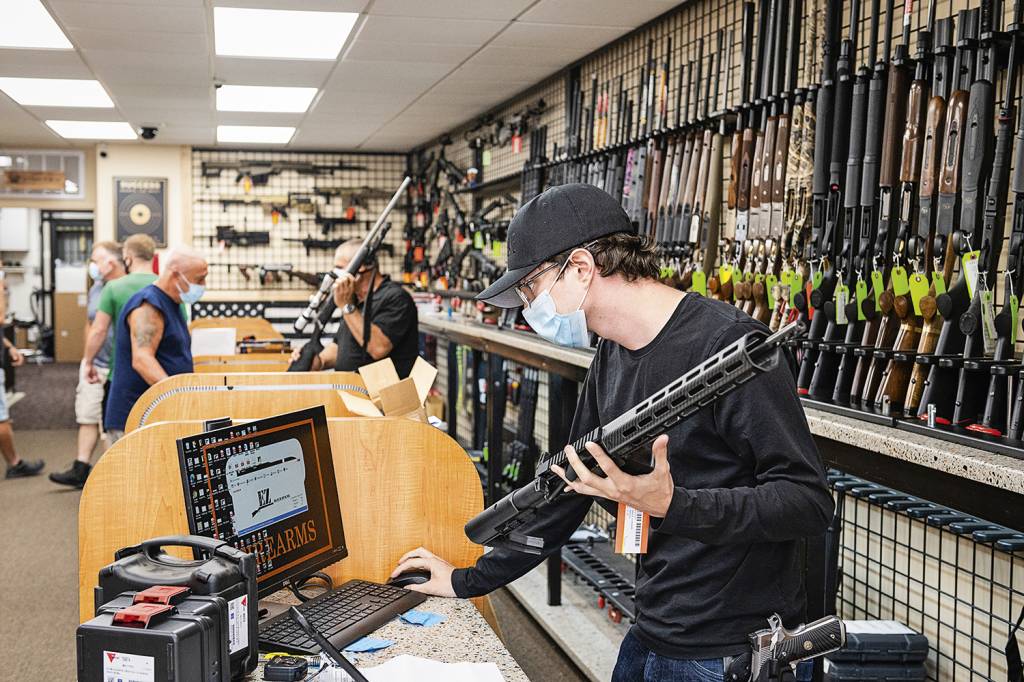 ARSENAL - Loja de armas em Nova York: as vendas em 2020 ficaram 64% acima da média anual -