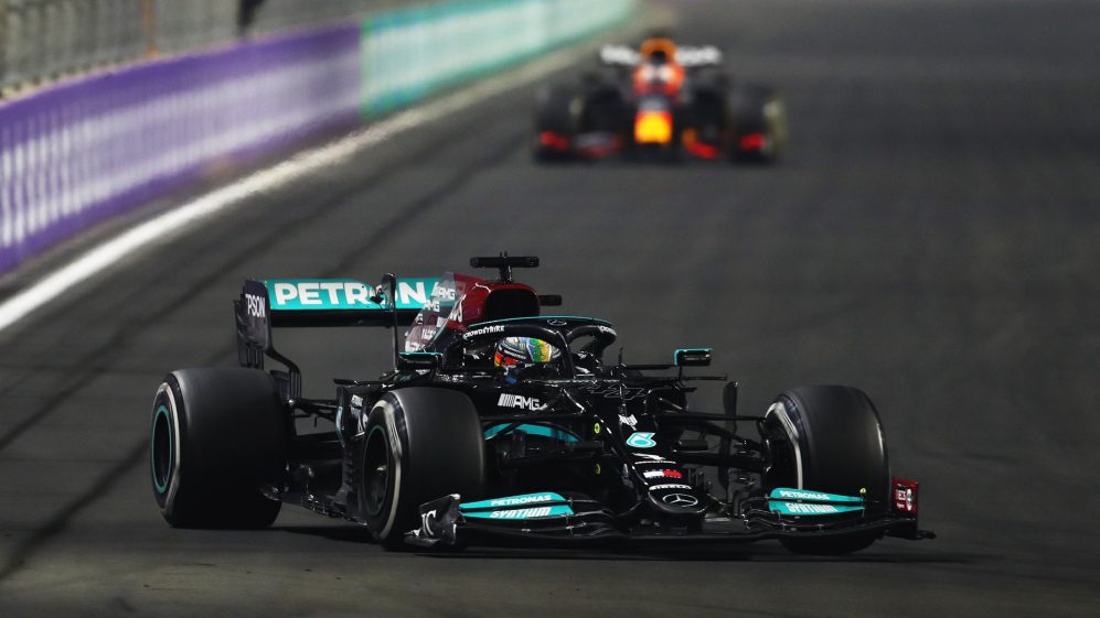 Lewis Hamilton durante o GP da Arábia Saudita