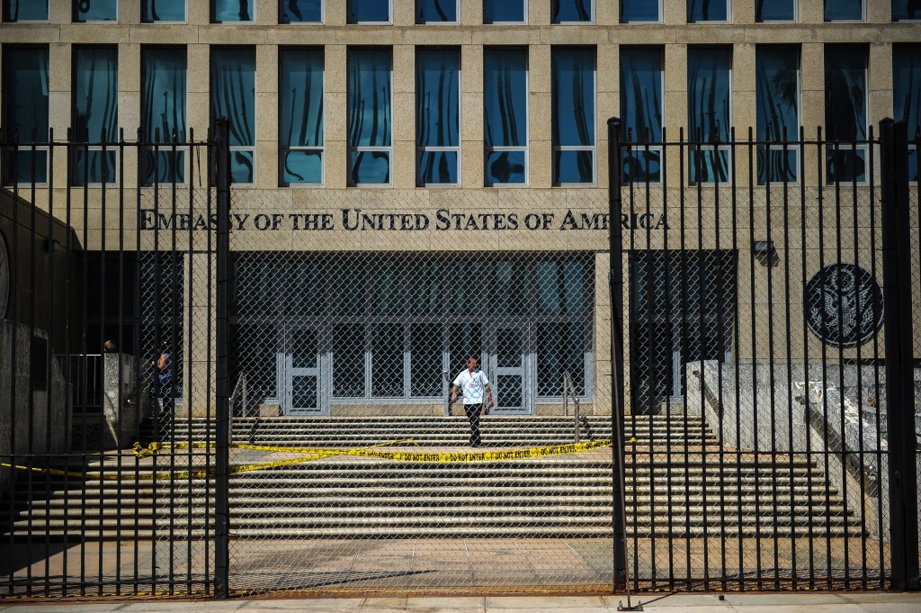 Embaixada dos Estados Unidos em Havana. 03/10/2017