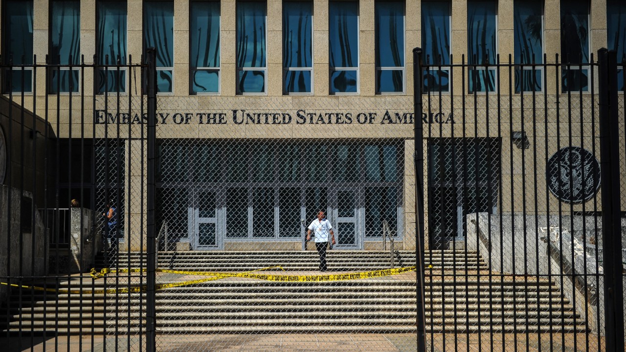 Embaixada dos Estados Unidos em Havana. 03/10/2017