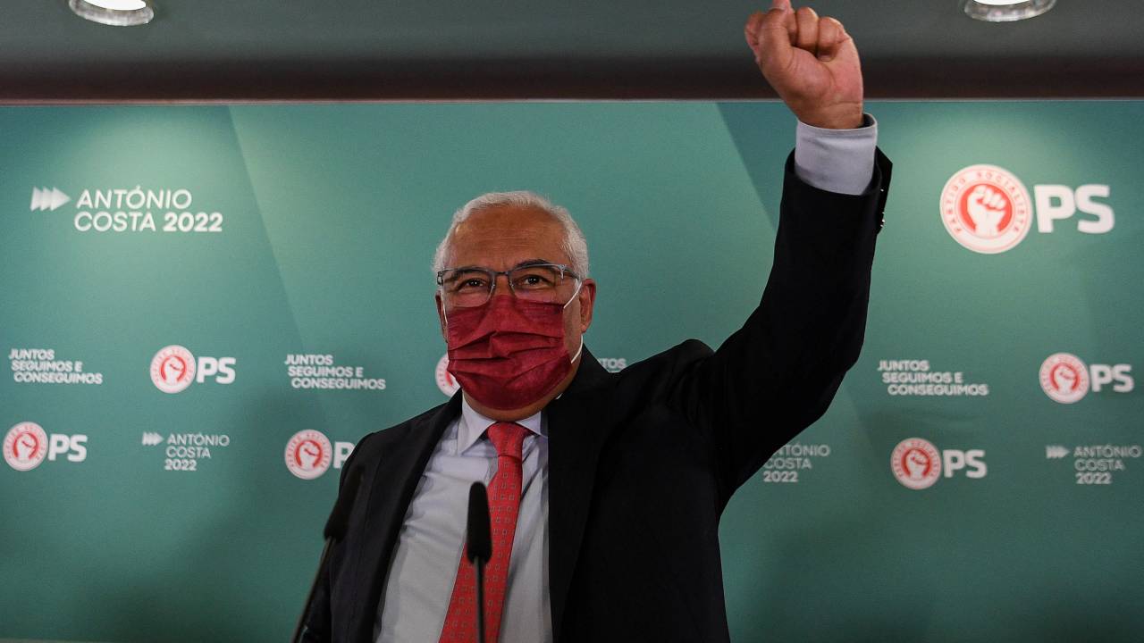 Líder do Partido Socialista (PS) e primeiro-ministro de Portugal, António Costa. 30/01/2022