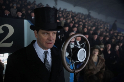 Colin Firth como o rei George VI