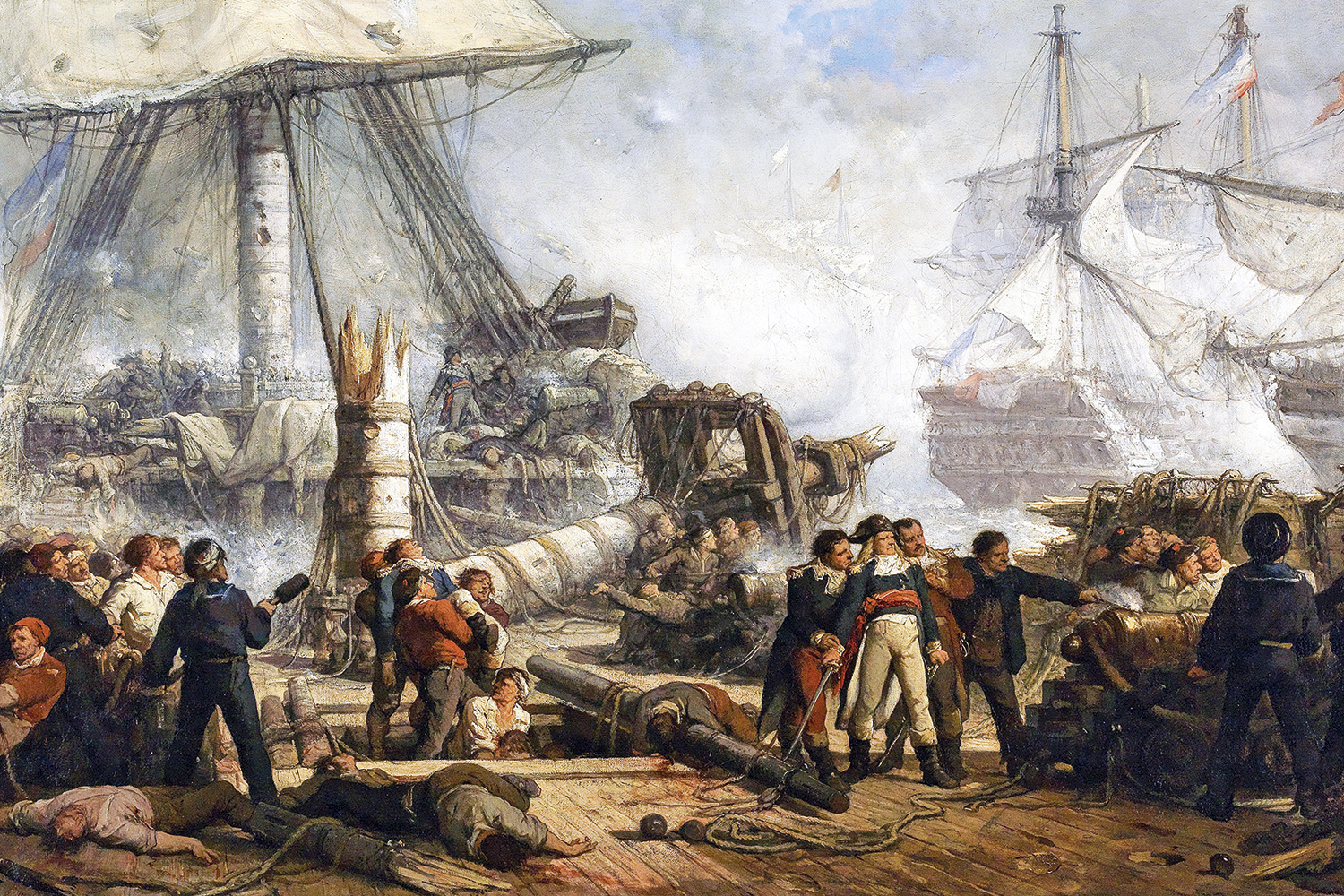 PODER - A Batalha de Trafalgar, em 1805: depois de derrotar a França, a Inglaterra conquistou a supremacia marítima global -