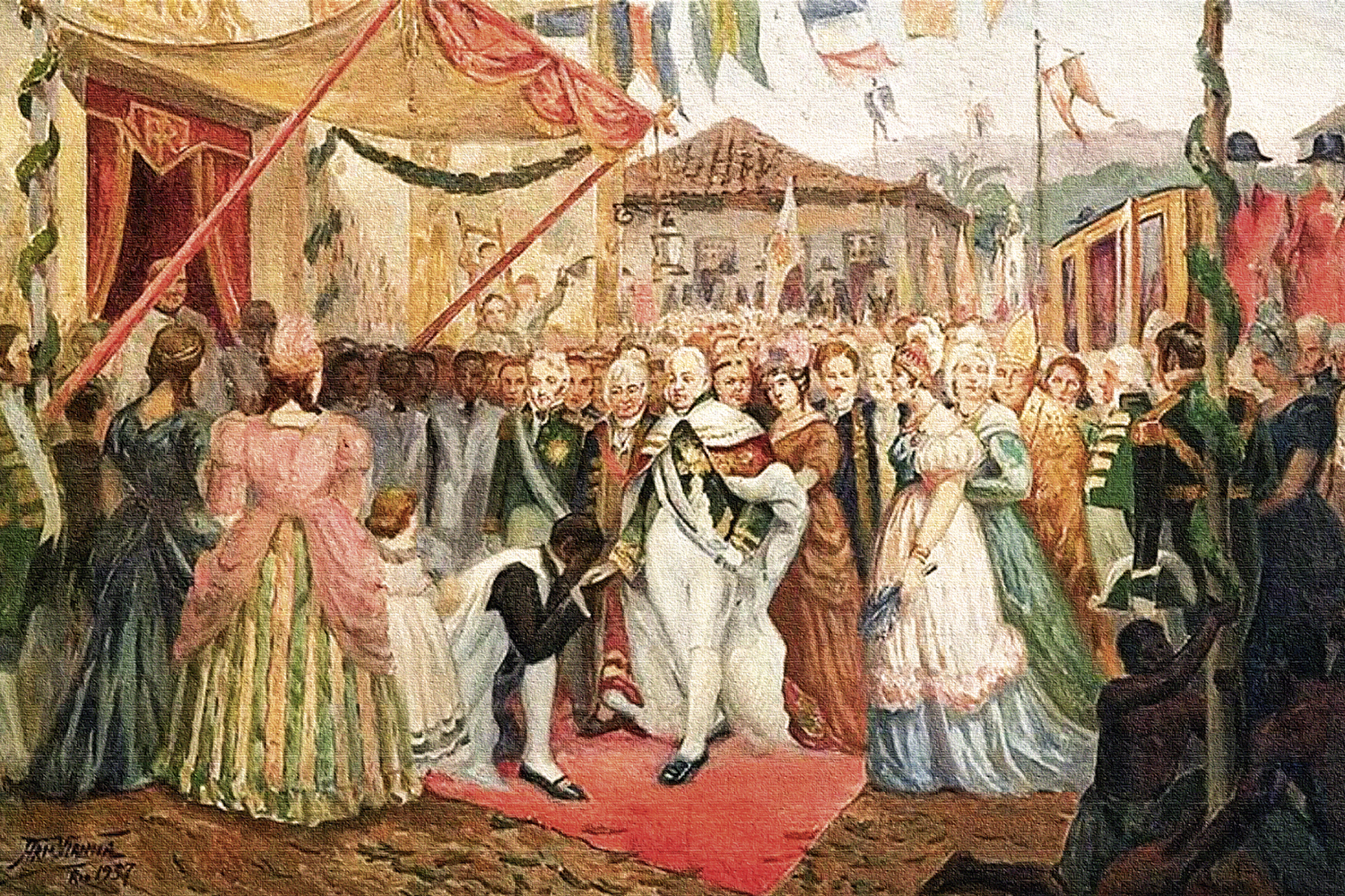 REINO AlÉM-MAR - O desembarque de dom João VI e Carlota Joaquina no Rio, em 1808: ineditismo mundial -