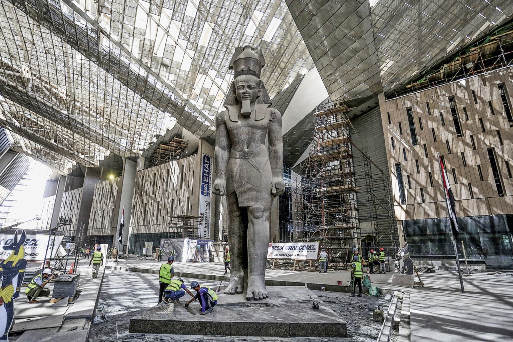 PREPARATIVOS - Grande Museu Egípcio: inauguração em novembro -