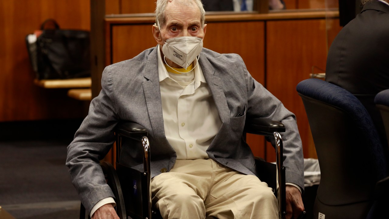Robert Durst durante julgamento em Nova York