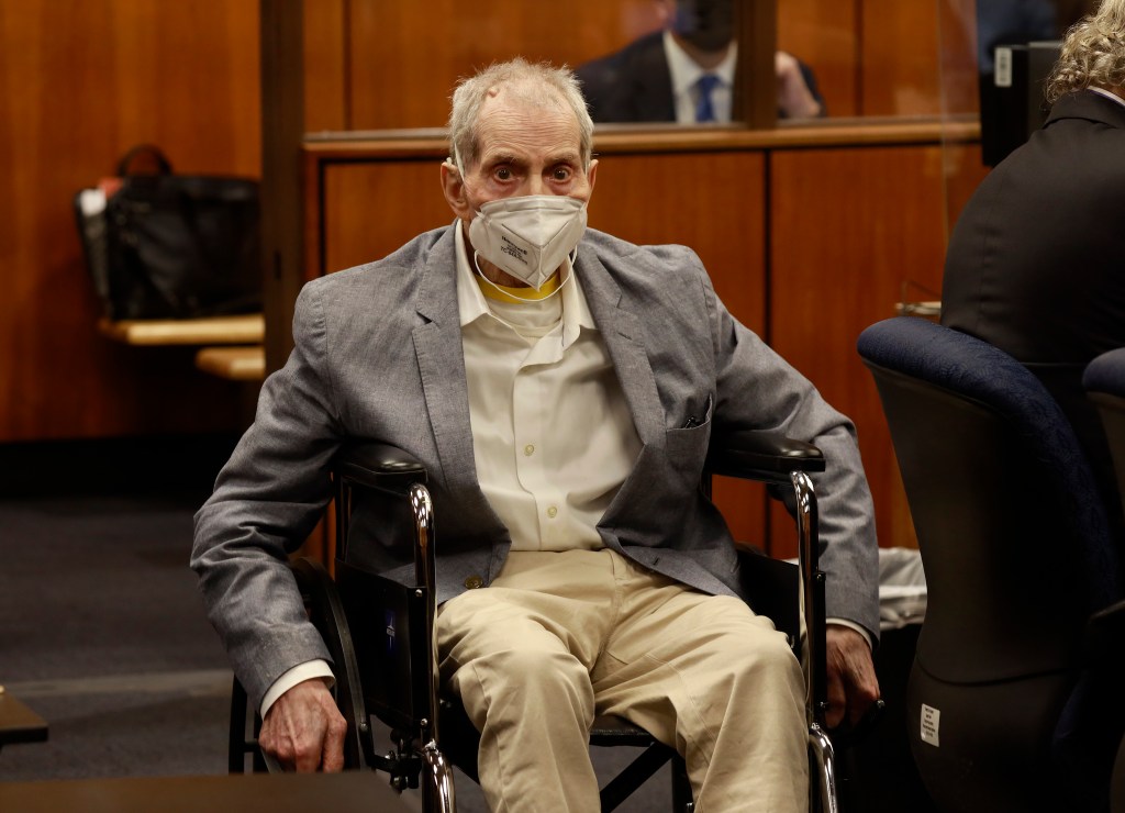 Robert Durst durante julgamento em Nova York