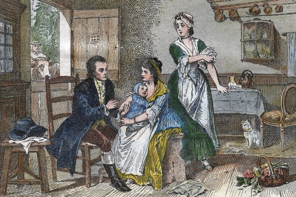 O PIONEIRO - Edward Jenner, o descobridor da vacina contra a varíola, em 1796: 5 milhões de vidas salvas todos os anos -