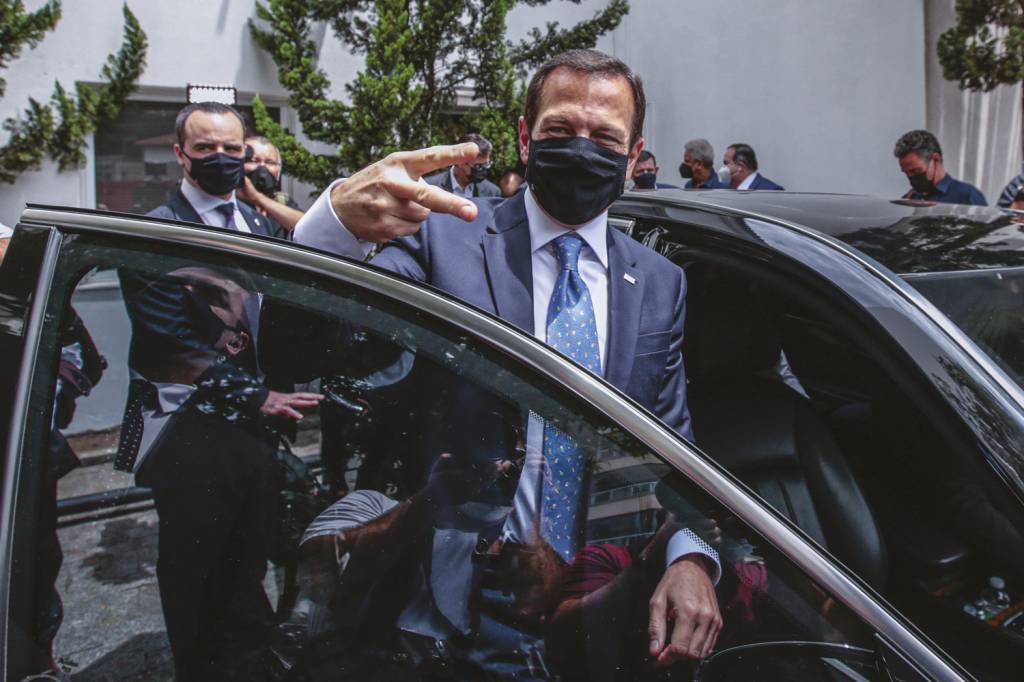 JOAO-DORIA-055_AGIF426629.jpg TERCEIRA VIA - Doria: economia e vacina são os trunfos do tucano para a eleição -