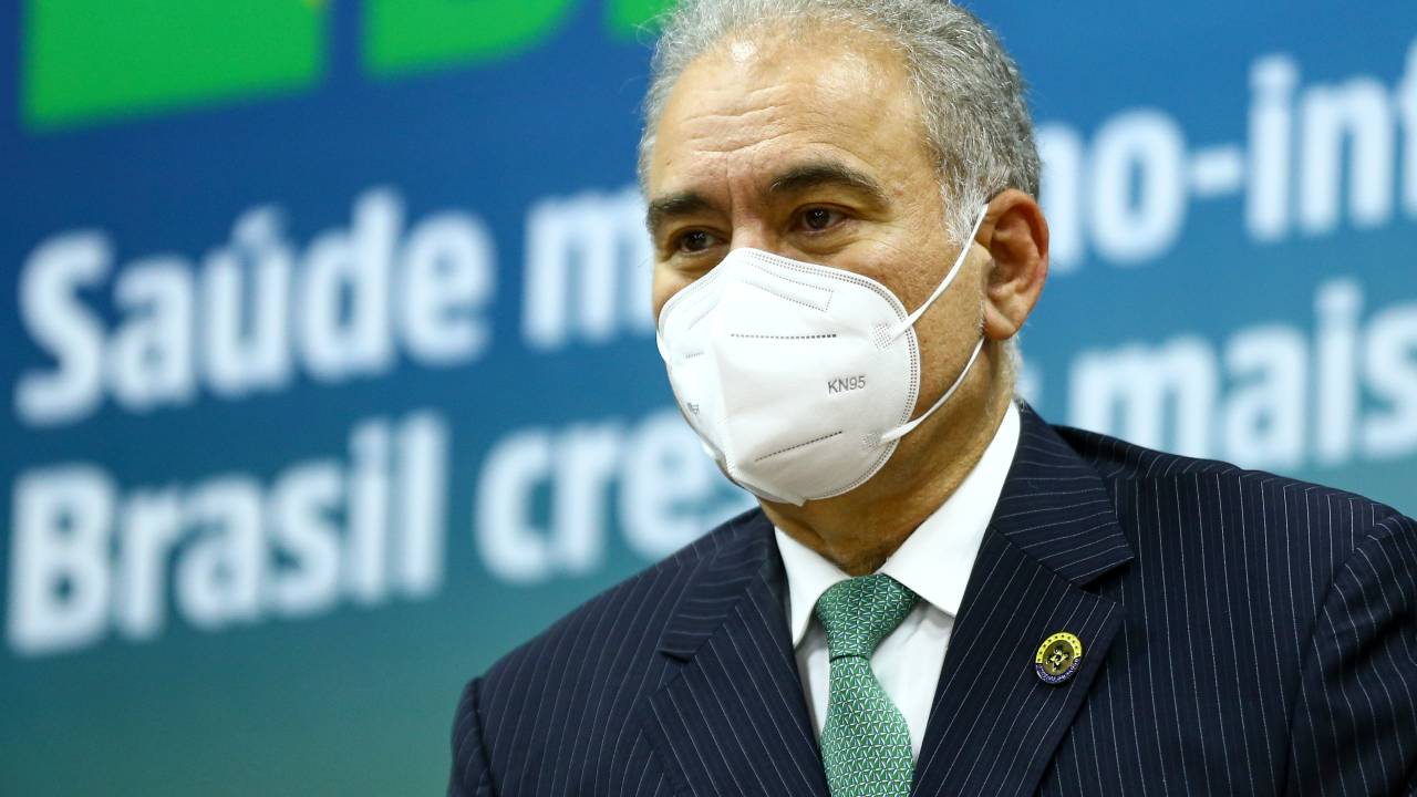 O ministro da Saúde, Marcelo Queiroga