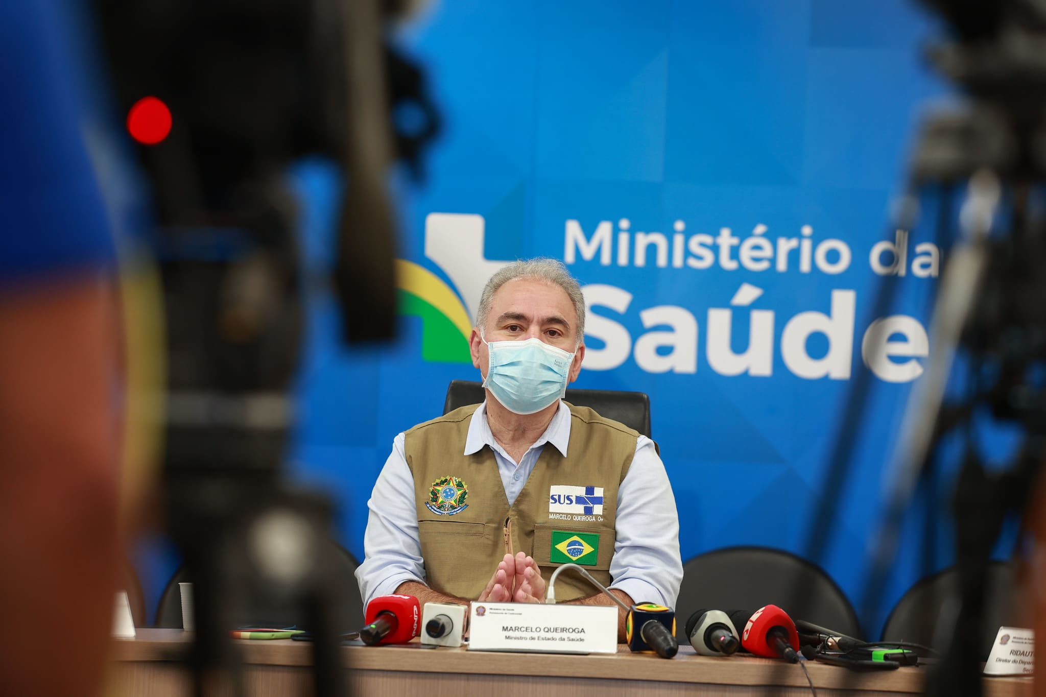O ministro da Saúde, Marcelo Queiroga