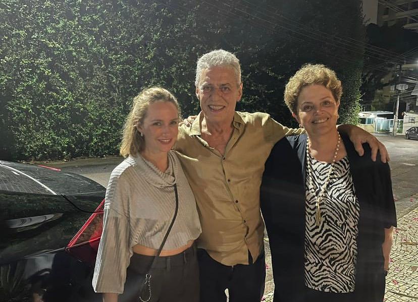 Carol Proner, Chico Buarque e Dilma Rousseff