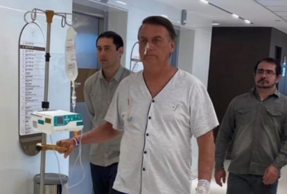 Jair Bolsonaro no hospital