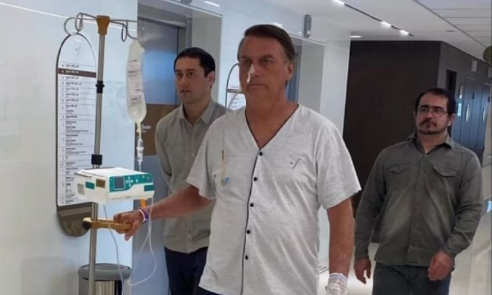 Jair Bolsonaro no hospital