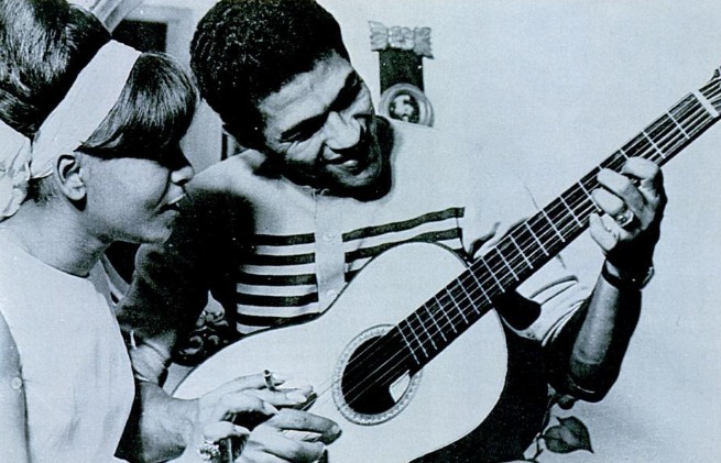 Elza Soares e Mané Garrincha, na década de 70: o casal mais famoso do país