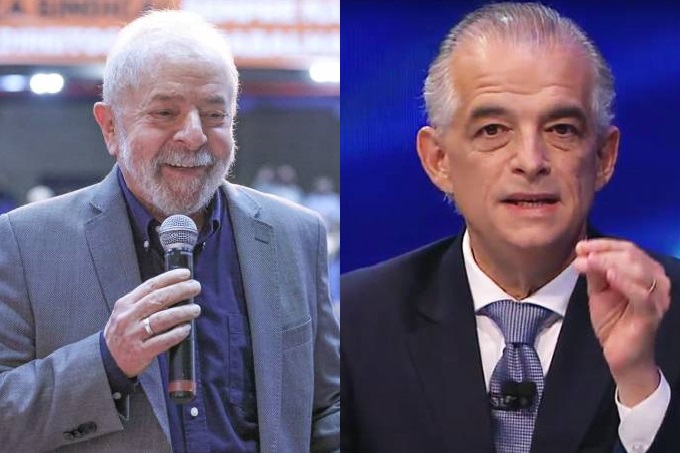 O ex-presidente Luiz Inácio Lula da Silva (PT) e o ex-governador de São Paulo Márcio França (PSB)