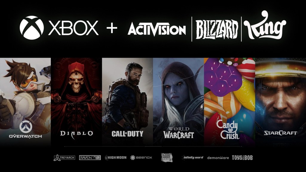 Franquias populares, como Call of Duty e Diablo, entrarão no serviço Xbox Game Pass quando a aquisição for concluída