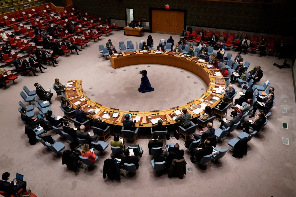 Conselho de Segurança da ONU debate crise na Ucrânia. 21/02/2022