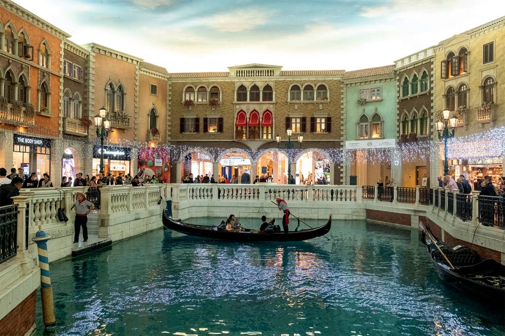 SUCESSO - Hotel em Macau:  a região da China lucra com o dinheiro trazido por 31 milhões de turistas -