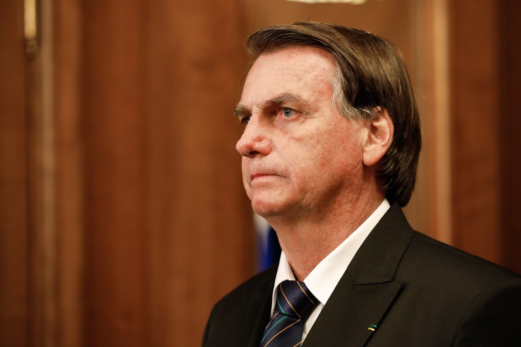 O presidente Jair Bolsonaro na Duma, casa legislativa da Rússia