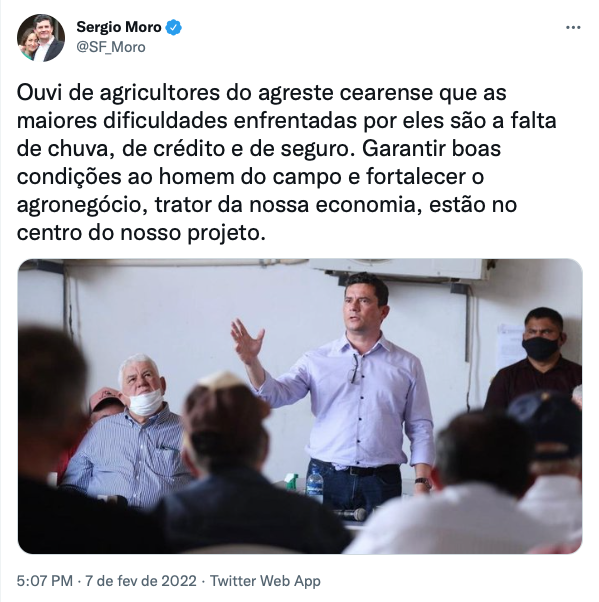 Tweet Sergio Moro