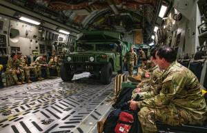 Militares americanos desembarcam na Alemanha para reforçar presença da Otan. 04/02/2022