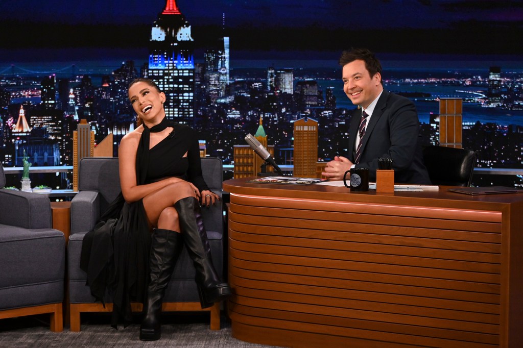 Anitta e Jimmy Fallon no 'The Tonight Show'