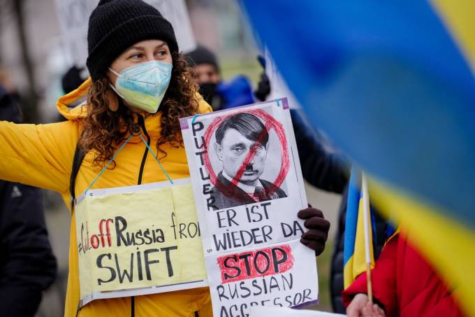 Ukraine conflict – demonstration in Berlin