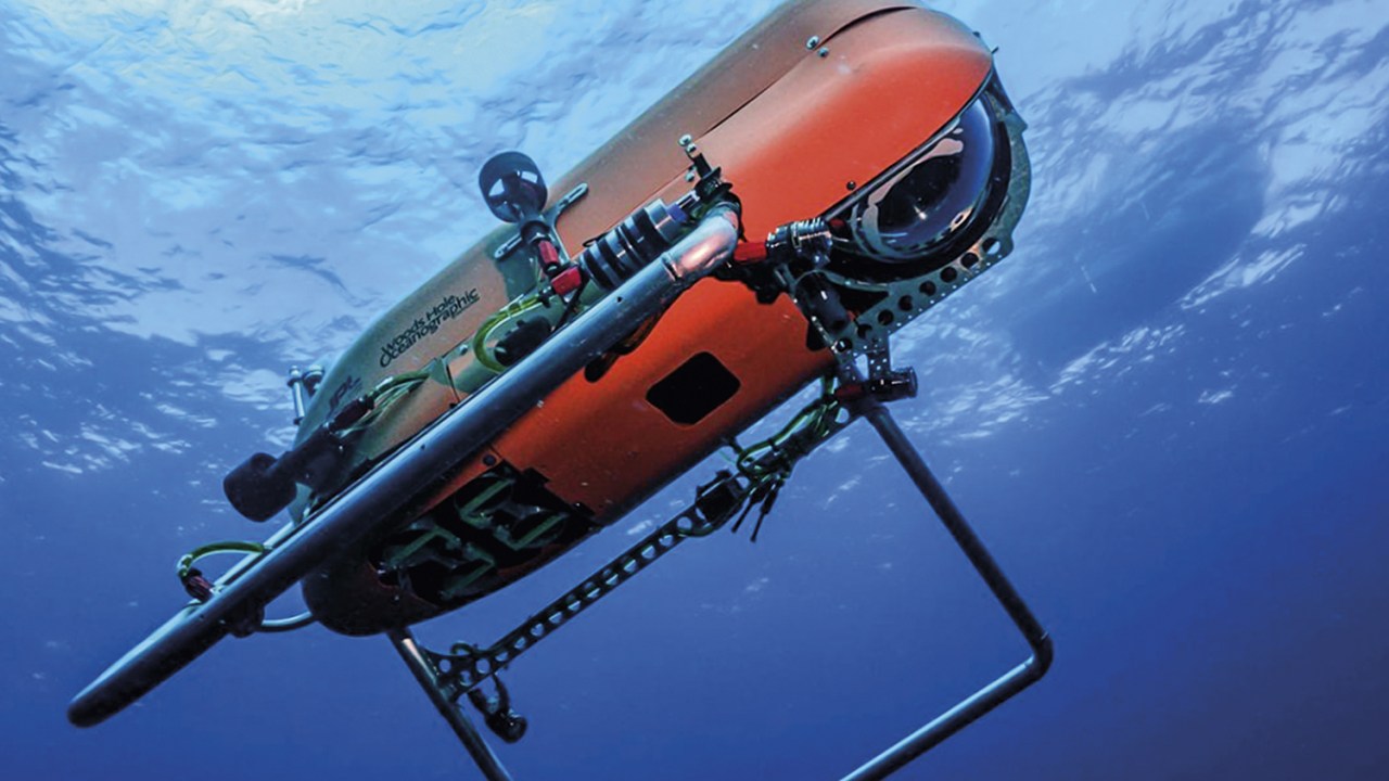 MERGULHO - Orpheus em ação: o robô vai buscar novas formas de vida marinha -