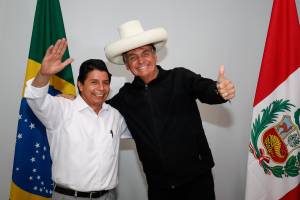 Pedro Castillo e Bolsonaro by Alan Santos PR
