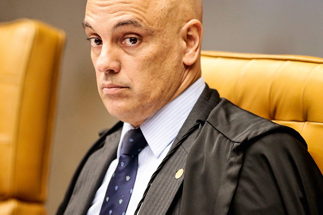 Alexandre de Moraes, ministro do STF: dá 24 horas para que o Telegram cumpra dez pendências sob risco de a plataforma ser suspensa em todo o país