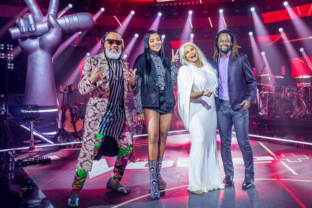 Carlinhos Brown, Ludmilla, Fafá de Belém e Toni Garrido, técnicos da segunda temporada do The Voice+