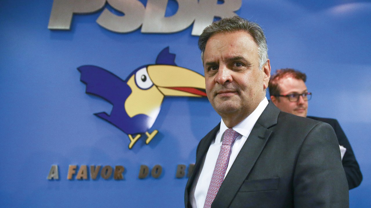 OPOSIÇÃO - Aécio Neves: articulação contra as pretensões políticas de Doria -